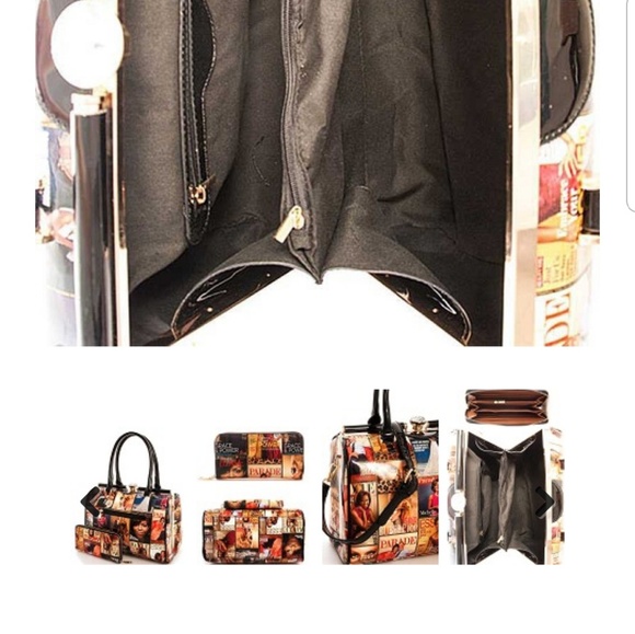 👜Very Unique 2in1 Designer Magazine Satchel - Picture 6 of 6